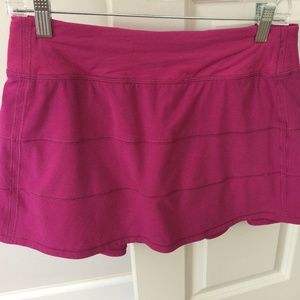 Lululemon pace rival skirt 6 tall